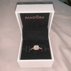 PANDORA SQUARE SPARKLE RING 💍
